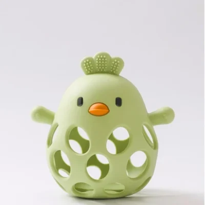 Μασητικό Κουδουνίστρα Κοτοπουλάκι - Πράσινο