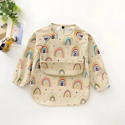 Σαλιάρα με μανίκια - Ουράνιο Τόξο