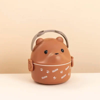 δοχείο φαγητού αρκουδάκι καφέ