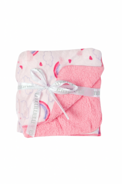 Κουβέρτα βρεφική Mama Natura -Rainbow