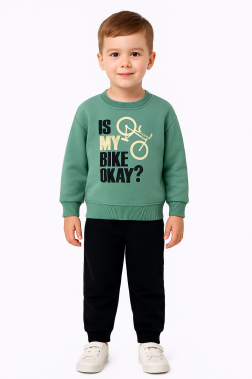 Σετ ποδηλατάκι πράσινο – RABOO