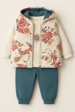 Σετ 3τμχ -Green Flower