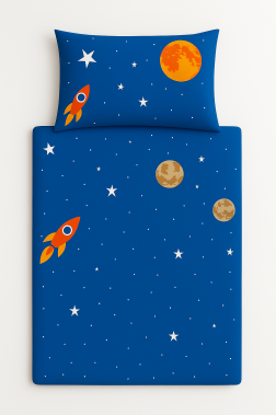 Παιδικά σεντόνια space