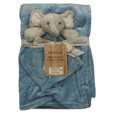 Bρεφική κουβέρτα-Blue Elephant
