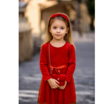 Red & Strass dress