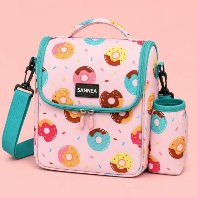 Ισοθερμική Τσάντα Φαγητού – Donut Ροζ 7.5L